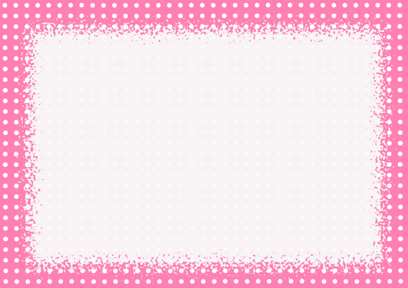 ピンク水玉に枠001｜心にチクっとささるワードで作る「ちくわPOP（ちくわぽっぷ）」｜農産物直売所やスーパーの青果売り場の活性化に！農に特化したPOPが無料!!