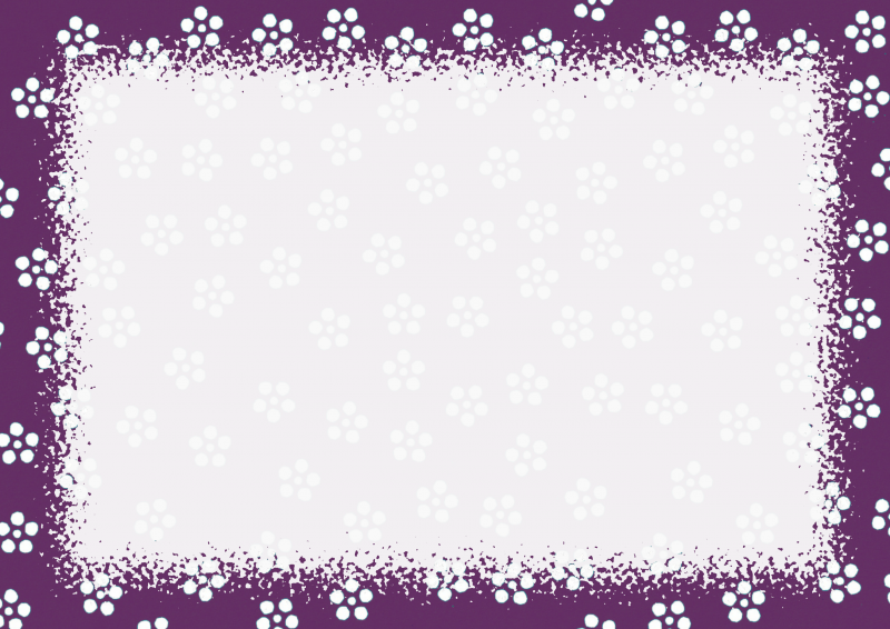 濃紫梅小紋に枠001｜心にチクっとささるワードで作る「ちくわPOP（ちくわぽっぷ）」｜農産物直売所やスーパーの青果売り場の活性化に！農に特化したPOPが無料!!