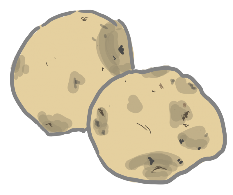 じゃがいも001｜心にチクっとささるワードで作る「ちくわPOP（ちくわぽっぷ）」｜農産物直売所やスーパーの青果売り場の活性化に！農に特化したPOPが無料!!