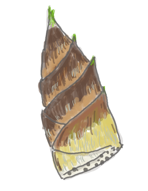 たけのこ001｜心にチクっとささるワードで作る「ちくわPOP（ちくわぽっぷ）」｜農産物直売所やスーパーの青果売り場の活性化に！農に特化したPOPが無料!!