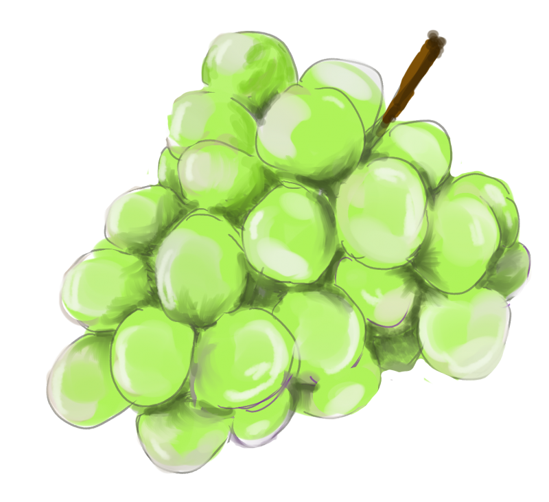 ぶどう　001｜心にチクっとささるワードで作る「ちくわPOP（ちくわぽっぷ）」｜農産物直売所やスーパーの青果売り場の活性化に！農に特化したPOPが無料!!