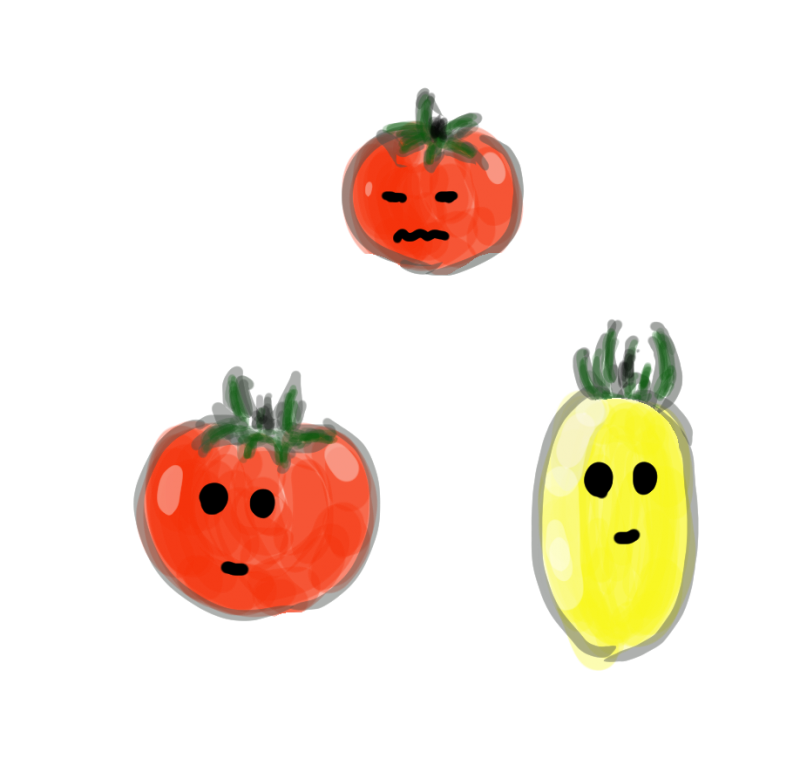 ミニトマト　めだま001｜心にチクっとささるワードで作る「ちくわPOP（ちくわぽっぷ）」｜農産物直売所やスーパーの青果売り場の活性化に！農に特化したPOPが無料!!