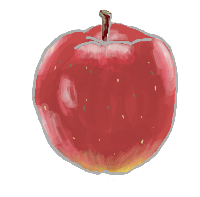 りんご　001｜心にチクっとささるワードで作る「ちくわPOP（ちくわぽっぷ）」｜農産物直売所やスーパーの青果売り場の活性化に！農に特化したPOPが無料!!