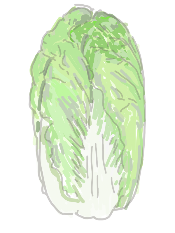 白菜　001｜心にチクっとささるワードで作る「ちくわPOP（ちくわぽっぷ）」｜農産物直売所やスーパーの青果売り場の活性化に！農に特化したPOPが無料!!