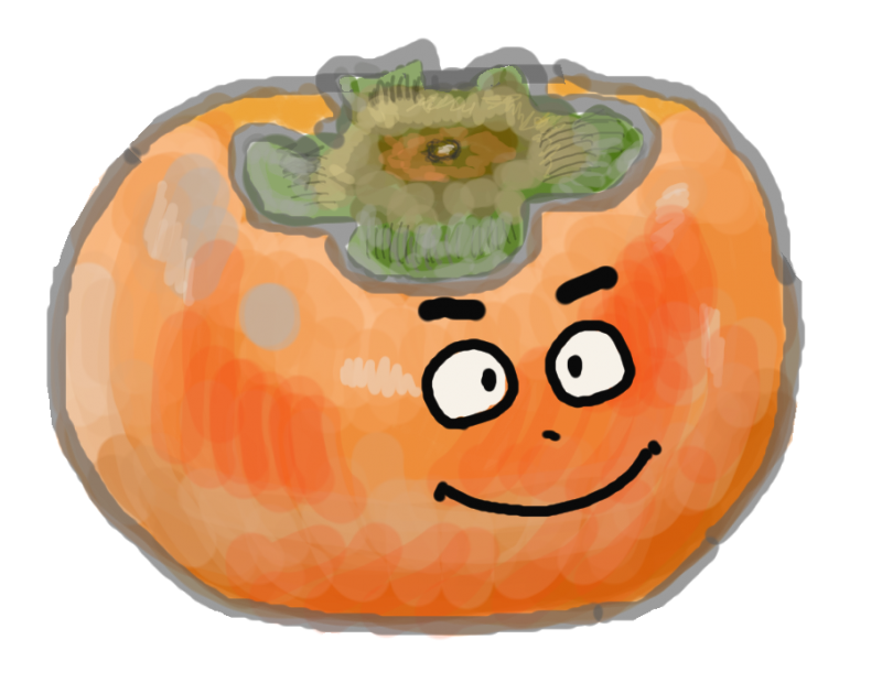 富有柿　めだま001｜心にチクっとささるワードで作る「ちくわPOP（ちくわぽっぷ）」｜農産物直売所やスーパーの青果売り場の活性化に！農に特化したPOPが無料!!