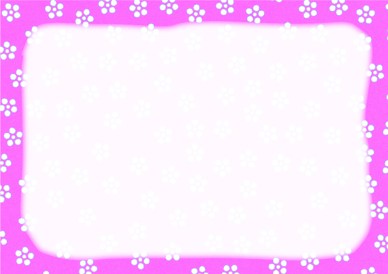 ピンク梅小紋に枠002｜心にチクっとささるワードで作る「ちくわPOP（ちくわぽっぷ）」｜農産物直売所やスーパーの青果売り場の活性化に！農に特化したPOPが無料!!