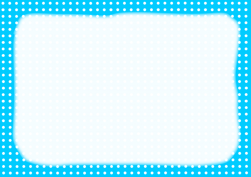 水色水玉に枠002｜心にチクっとささるワードで作る「ちくわPOP（ちくわぽっぷ）」｜農産物直売所やスーパーの青果売り場の活性化に！農に特化したPOPが無料!!