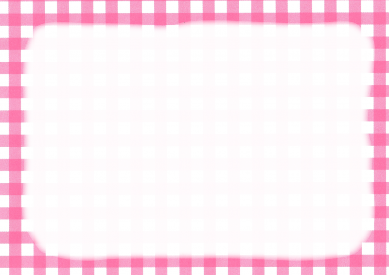 桃チェック柄に枠002｜心にチクっとささるワードで作る「ちくわPOP（ちくわぽっぷ）」｜農産物直売所やスーパーの青果売り場の活性化に！農に特化したPOPが無料!!