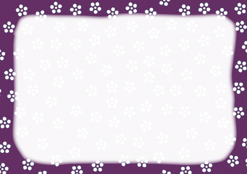 濃紫梅小紋に枠002｜心にチクっとささるワードで作る「ちくわPOP（ちくわぽっぷ）」｜農産物直売所やスーパーの青果売り場の活性化に！農に特化したPOPが無料!!