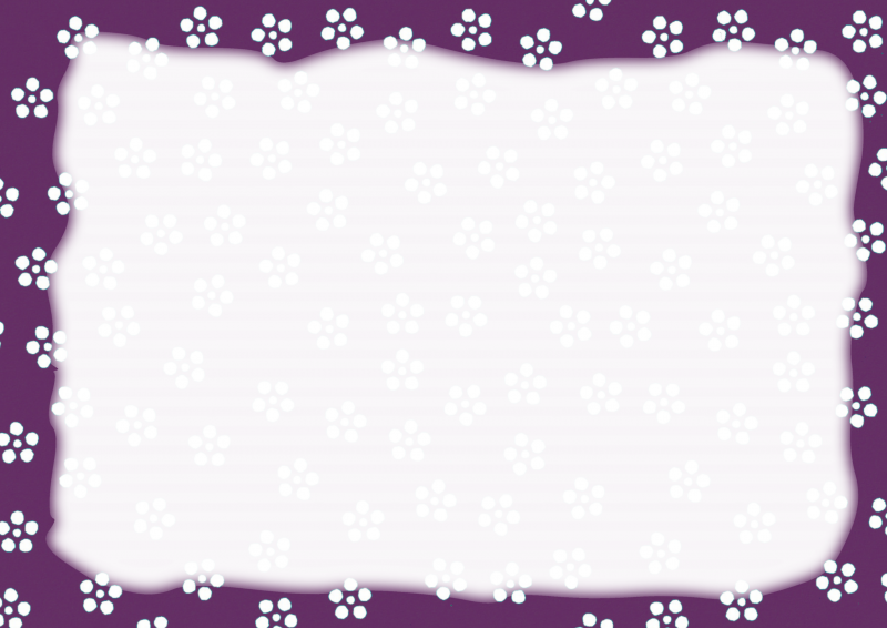 濃紫梅小紋に枠003｜心にチクっとささるワードで作る「ちくわPOP（ちくわぽっぷ）」｜農産物直売所やスーパーの青果売り場の活性化に！農に特化したPOPが無料!!