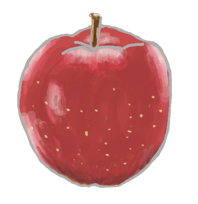 りんご　003｜心にチクっとささるワードで作る「ちくわPOP（ちくわぽっぷ）」｜農産物直売所やスーパーの青果売り場の活性化に！農に特化したPOPが無料!!