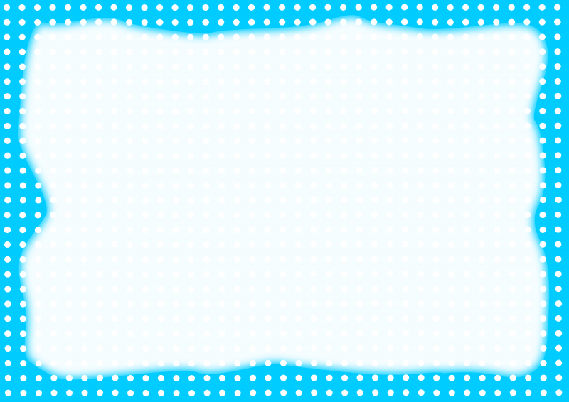 水色水玉に枠004｜心にチクっとささるワードで作る「ちくわPOP（ちくわぽっぷ）」｜農産物直売所やスーパーの青果売り場の活性化に！農に特化したPOPが無料!!