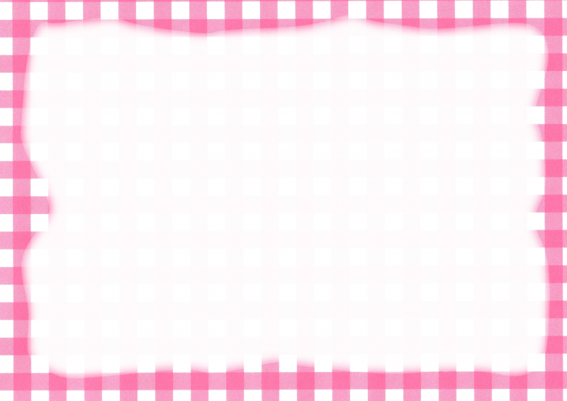 桃チェック柄に枠004｜心にチクっとささるワードで作る「ちくわPOP（ちくわぽっぷ）」｜農産物直売所やスーパーの青果売り場の活性化に！農に特化したPOPが無料!!