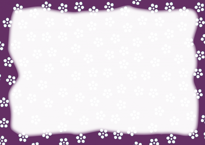 濃紫梅小紋に枠004｜心にチクっとささるワードで作る「ちくわPOP（ちくわぽっぷ）」｜農産物直売所やスーパーの青果売り場の活性化に！農に特化したPOPが無料!!