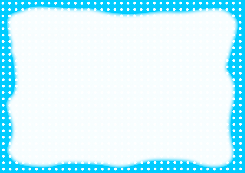 水色水玉に枠005｜心にチクっとささるワードで作る「ちくわPOP（ちくわぽっぷ）」｜農産物直売所やスーパーの青果売り場の活性化に！農に特化したPOPが無料!!