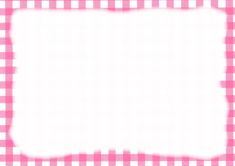 桃チェック柄に枠005｜心にチクっとささるワードで作る「ちくわPOP（ちくわぽっぷ）」｜農産物直売所やスーパーの青果売り場の活性化に！農に特化したPOPが無料!!