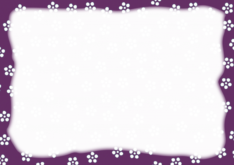 濃紫梅小紋に枠005｜心にチクっとささるワードで作る「ちくわPOP（ちくわぽっぷ）」｜農産物直売所やスーパーの青果売り場の活性化に！農に特化したPOPが無料!!