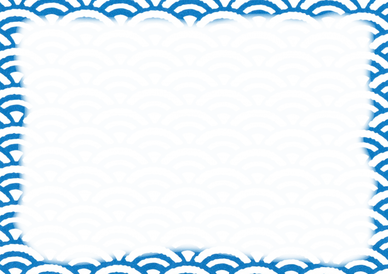 藍色青海波に枠005｜心にチクっとささるワードで作る「ちくわPOP（ちくわぽっぷ）」｜農産物直売所やスーパーの青果売り場の活性化に！農に特化したPOPが無料!!