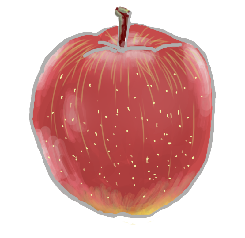 りんご　005｜心にチクっとささるワードで作る「ちくわPOP（ちくわぽっぷ）」｜農産物直売所やスーパーの青果売り場の活性化に！農に特化したPOPが無料!!