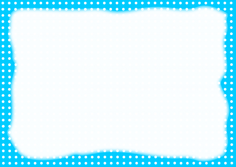 水色水玉に枠006｜心にチクっとささるワードで作る「ちくわPOP（ちくわぽっぷ）」｜農産物直売所やスーパーの青果売り場の活性化に！農に特化したPOPが無料!!