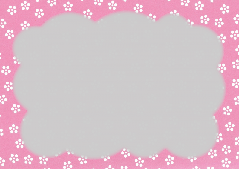 桃　梅小紋に枠007｜心にチクっとささるワードで作る「ちくわPOP（ちくわぽっぷ）」｜農産物直売所やスーパーの青果売り場の活性化に！農に特化したPOPが無料!!