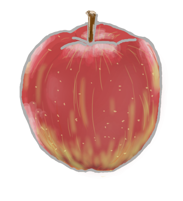 りんご　007｜心にチクっとささるワードで作る「ちくわPOP（ちくわぽっぷ）」｜農産物直売所やスーパーの青果売り場の活性化に！農に特化したPOPが無料!!