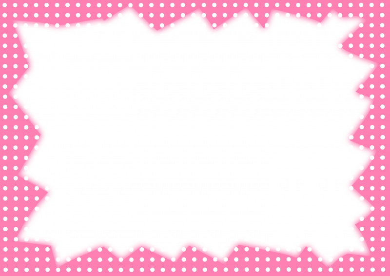 ピンク水玉に枠008｜心にチクっとささるワードで作る「ちくわPOP（ちくわぽっぷ）」｜農産物直売所やスーパーの青果売り場の活性化に！農に特化したPOPが無料!!