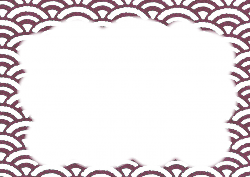 茶紫青海波に枠008｜心にチクっとささるワードで作る「ちくわPOP（ちくわぽっぷ）」｜農産物直売所やスーパーの青果売り場の活性化に！農に特化したPOPが無料!!