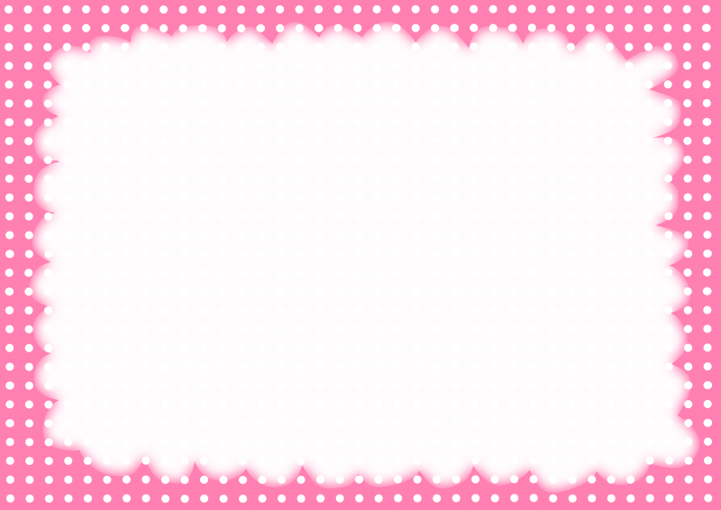 ピンク水玉に枠009｜心にチクっとささるワードで作る「ちくわPOP（ちくわぽっぷ）」｜農産物直売所やスーパーの青果売り場の活性化に！農に特化したPOPが無料!!