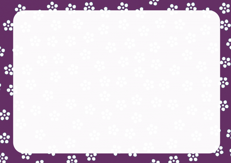 濃紫梅小紋に枠010｜心にチクっとささるワードで作る「ちくわPOP（ちくわぽっぷ）」｜農産物直売所やスーパーの青果売り場の活性化に！農に特化したPOPが無料!!