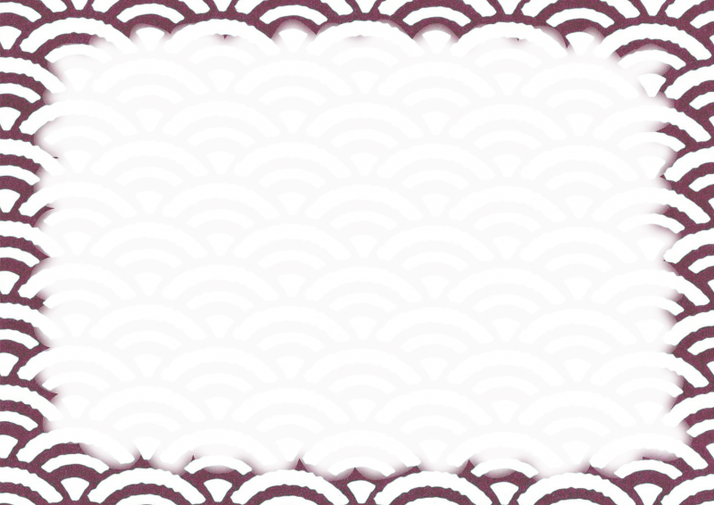 茶紫青海波に枠011｜心にチクっとささるワードで作る「ちくわPOP（ちくわぽっぷ）」｜農産物直売所やスーパーの青果売り場の活性化に！農に特化したPOPが無料!!