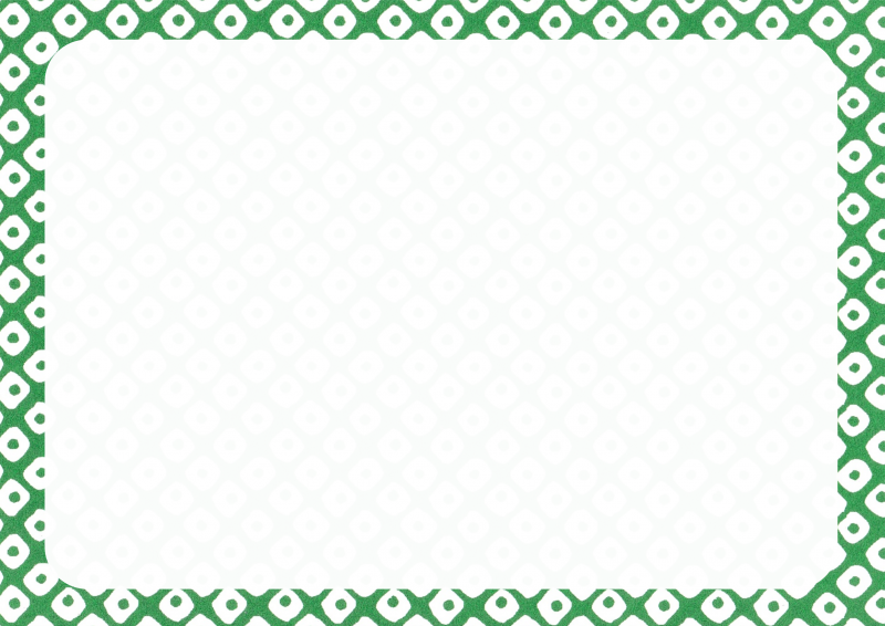 緑和柄に枠011｜心にチクっとささるワードで作る「ちくわPOP（ちくわぽっぷ）」｜農産物直売所やスーパーの青果売り場の活性化に！農に特化したPOPが無料!!