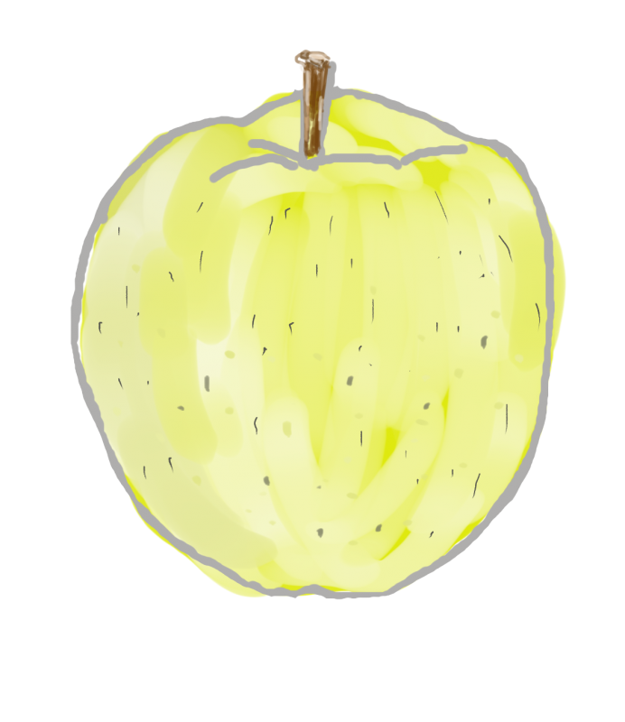 りんご　011｜心にチクっとささるワードで作る「ちくわPOP（ちくわぽっぷ）」｜農産物直売所やスーパーの青果売り場の活性化に！農に特化したPOPが無料!!