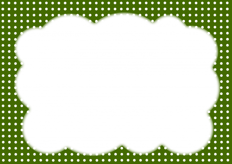 緑水玉に枠012｜心にチクっとささるワードで作る「ちくわPOP（ちくわぽっぷ）」｜農産物直売所やスーパーの青果売り場の活性化に！農に特化したPOPが無料!!