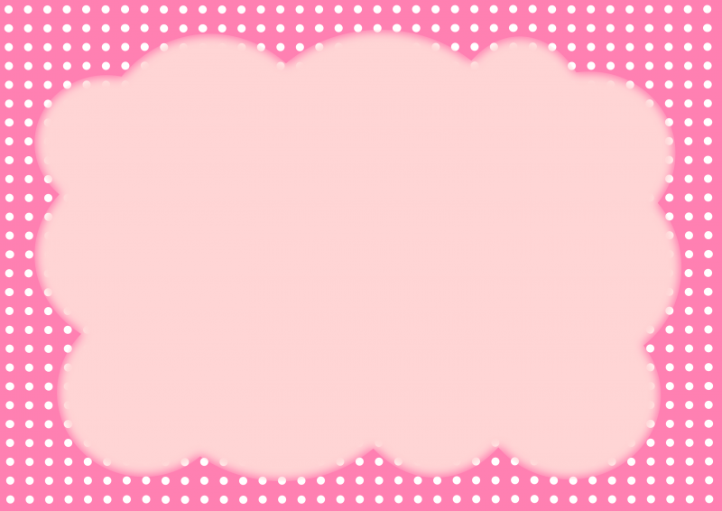 ピンク水玉に枠014｜心にチクっとささるワードで作る「ちくわPOP（ちくわぽっぷ）」｜農産物直売所やスーパーの青果売り場の活性化に！農に特化したPOPが無料!!