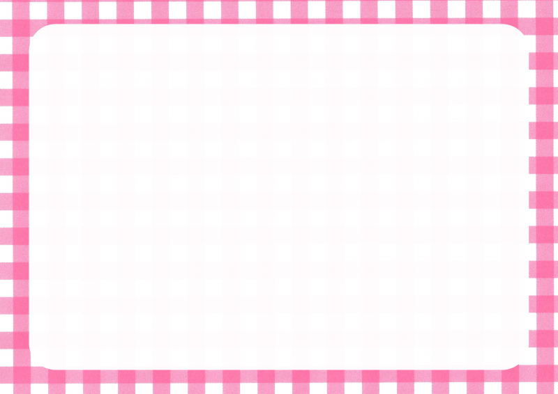 桃チェック柄に枠014｜心にチクっとささるワードで作る「ちくわPOP（ちくわぽっぷ）」｜農産物直売所やスーパーの青果売り場の活性化に！農に特化したPOPが無料!!