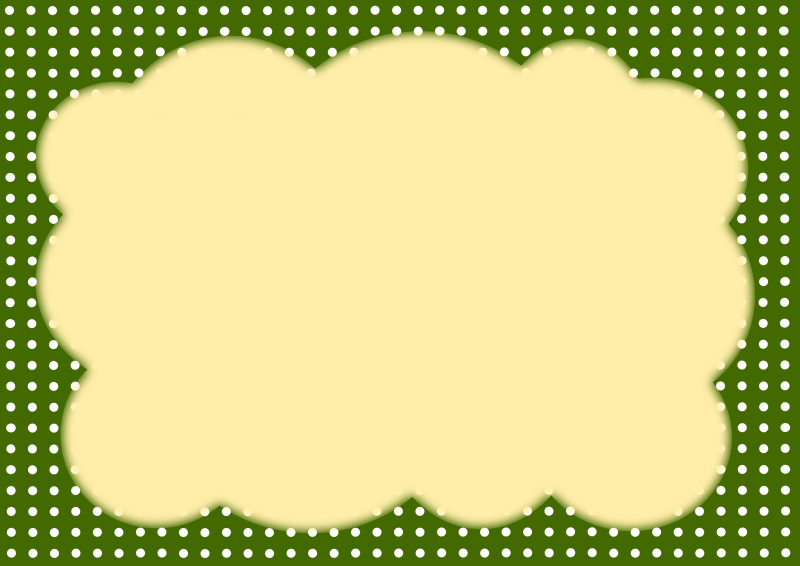 緑水玉に枠014｜心にチクっとささるワードで作る「ちくわPOP（ちくわぽっぷ）」｜農産物直売所やスーパーの青果売り場の活性化に！農に特化したPOPが無料!!