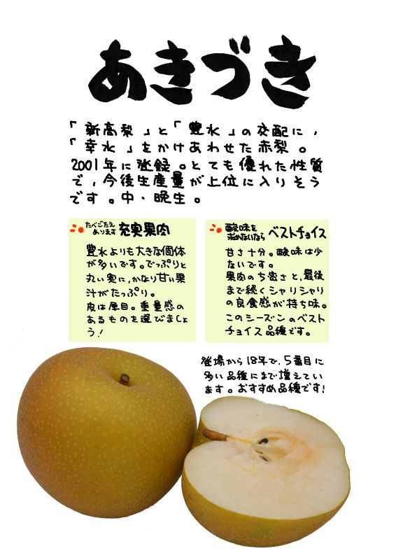 あきづき　秋月｜心にチクっとささるワードで作る「ちくわPOP（ちくわぽっぷ）」｜農産物直売所やスーパーの青果売り場の活性化に！農に特化したPOPが無料!!