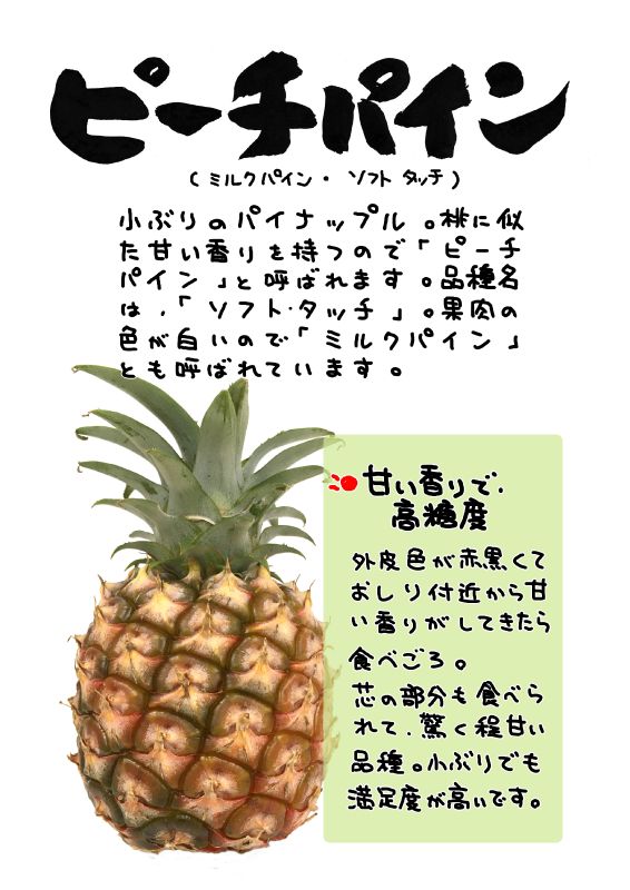 ピーチパイン｜心にチクっとささるワードで作る「ちくわPOP（ちくわぽっぷ）」｜農産物直売所やスーパーの青果売り場の活性化に！農に特化したPOPが無料!!