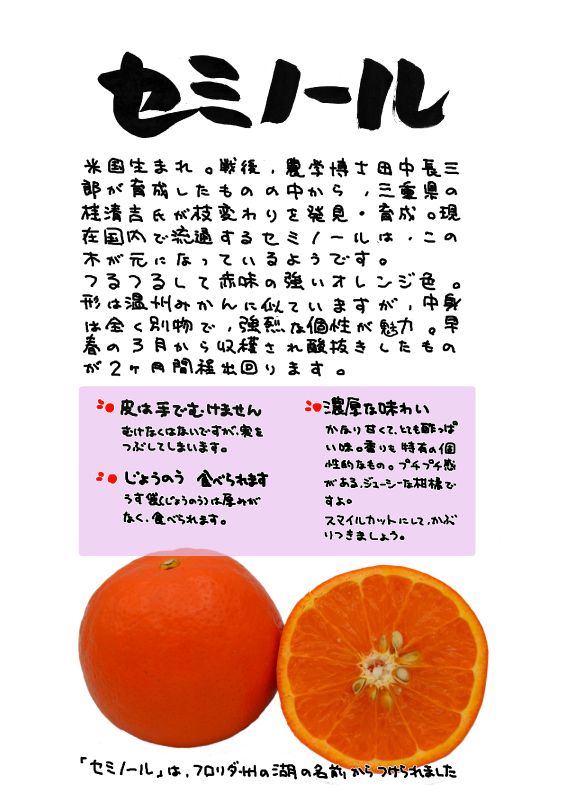 セミノール｜心にチクっとささるワードで作る「ちくわPOP（ちくわぽっぷ）」｜農産物直売所やスーパーの青果売り場の活性化に！農に特化したPOPが無料!!