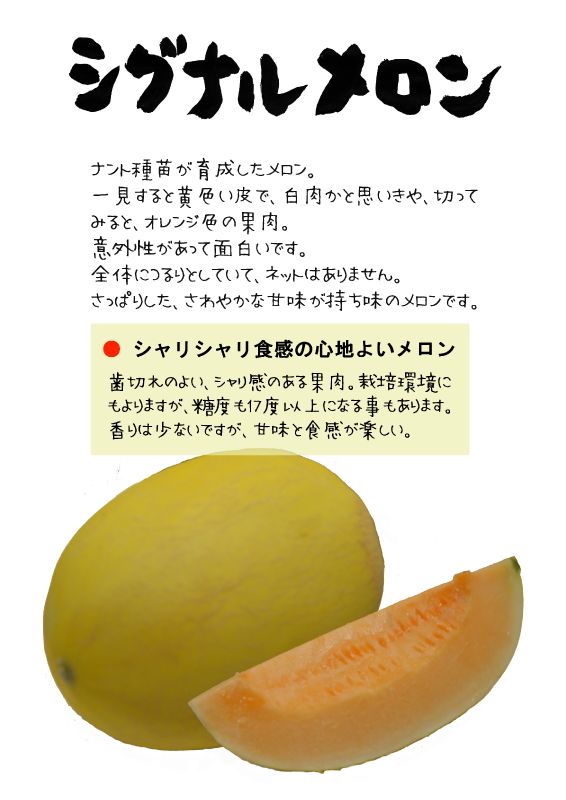 シグナルメロン　TX｜心にチクっとささるワードで作る「ちくわPOP（ちくわぽっぷ）」｜農産物直売所やスーパーの青果売り場の活性化に！農に特化したPOPが無料!!