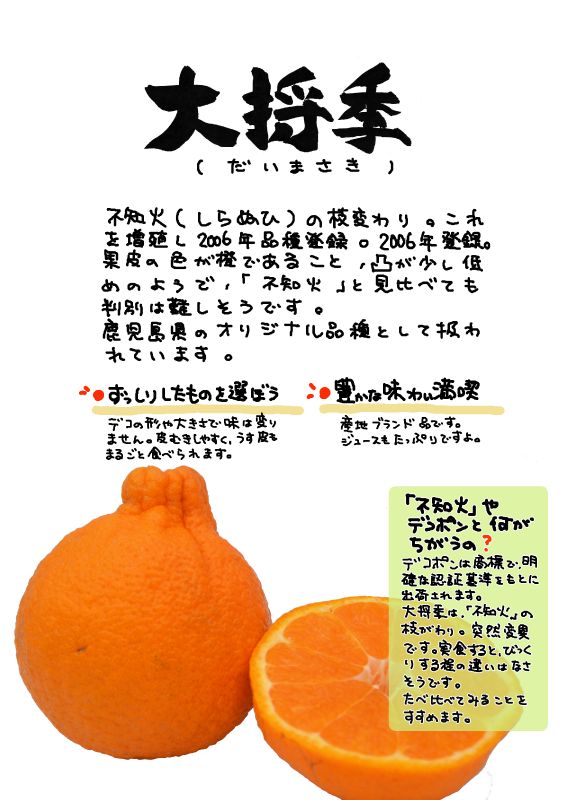 大将季　だいまさき｜心にチクっとささるワードで作る「ちくわPOP（ちくわぽっぷ）」｜農産物直売所やスーパーの青果売り場の活性化に！農に特化したPOPが無料!!