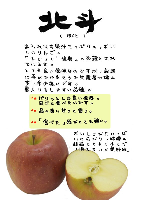北斗　りんご｜心にチクっとささるワードで作る「ちくわPOP（ちくわぽっぷ）」｜農産物直売所やスーパーの青果売り場の活性化に！農に特化したPOPが無料!!