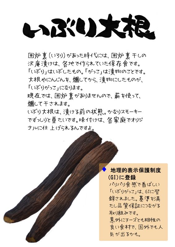 いぶり大根　TX｜心にチクっとささるワードで作る「ちくわPOP（ちくわぽっぷ）」｜農産物直売所やスーパーの青果売り場の活性化に！農に特化したPOPが無料!!