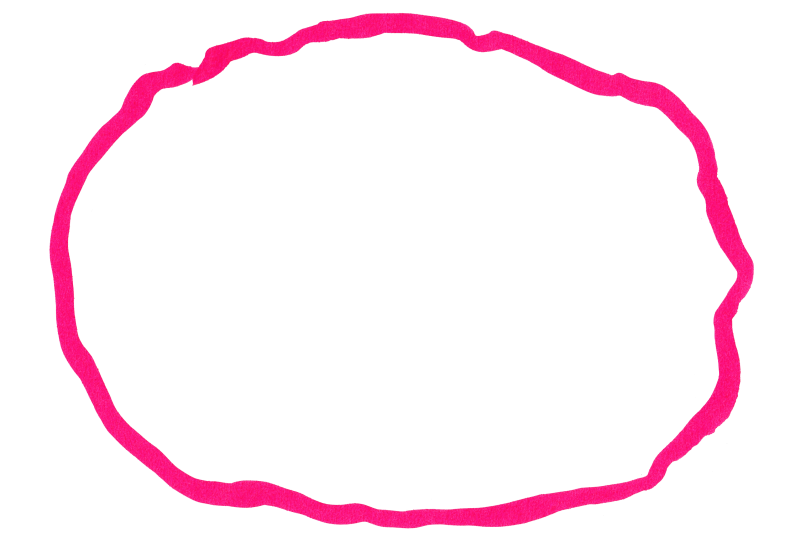 赤　楕円　筆｜心にチクっとささるワードで作る「ちくわPOP（ちくわぽっぷ）」｜農産物直売所やスーパーの青果売り場の活性化に！農に特化したPOPが無料!!