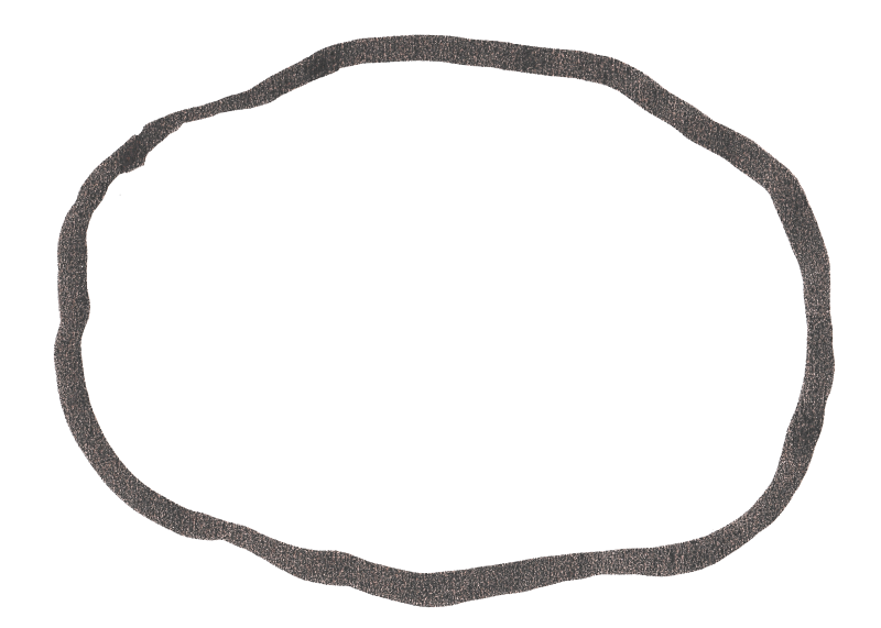 灰黒　楕円　筆｜心にチクっとささるワードで作る「ちくわPOP（ちくわぽっぷ）」｜農産物直売所やスーパーの青果売り場の活性化に！農に特化したPOPが無料!!