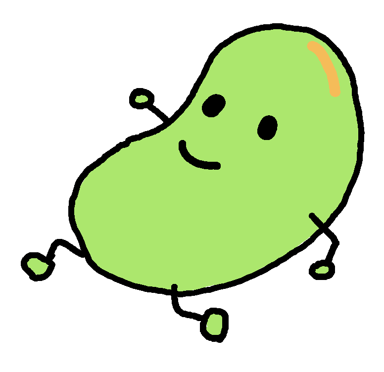 豆　そらまめソラマメイラスト　｜心にチクっとささるワードで作る「ちくわPOP（ちくわぽっぷ）」｜農産物直売所やスーパーの青果売り場の活性化に！農に特化したPOPが無料!!